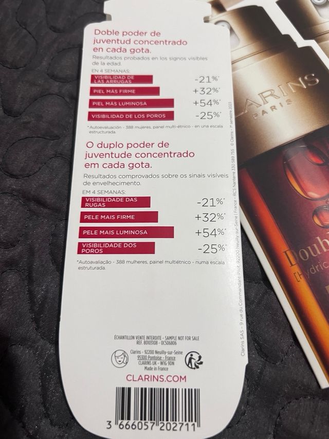 Lote Clarins: Double Serum y más + regala