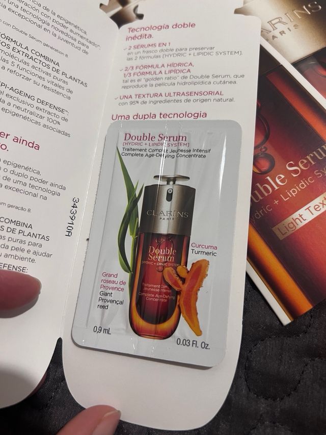 Lote Clarins: Double Serum y más + regala