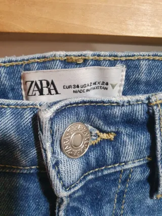 Pantalón vaquero Zara T/34 mujer