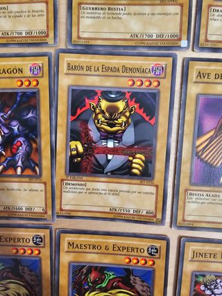 Carta Yugioh Baron de la Espada Demoníaca
