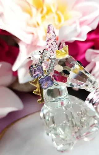 Pendientes trébol amatista plata