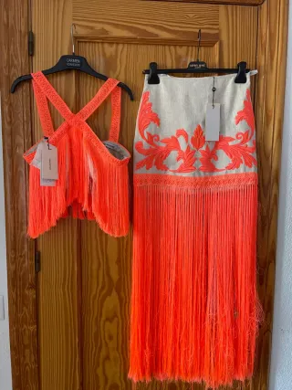 Conjunto Lança Perfume Falda y Top T34