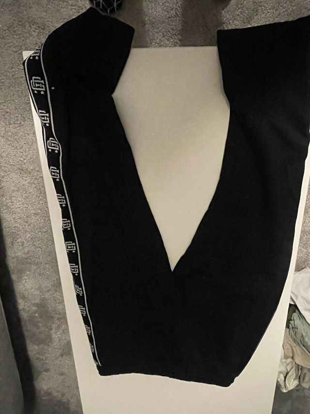 Pantalón Agon Negro con Raya Lateral