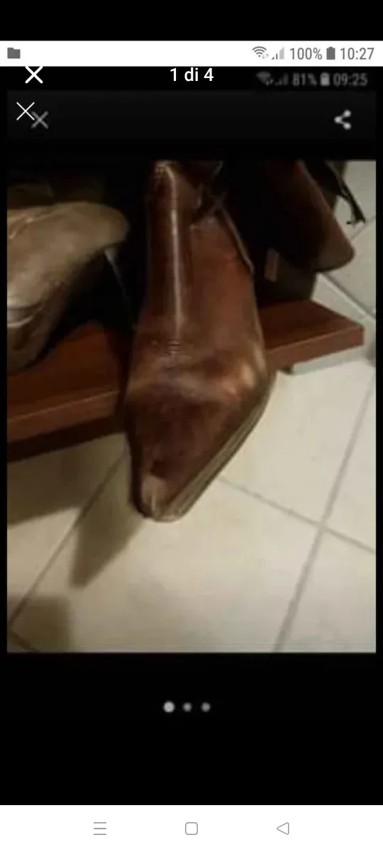 Stivale marrone numero 38