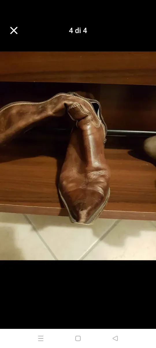 Stivale marrone numero 38