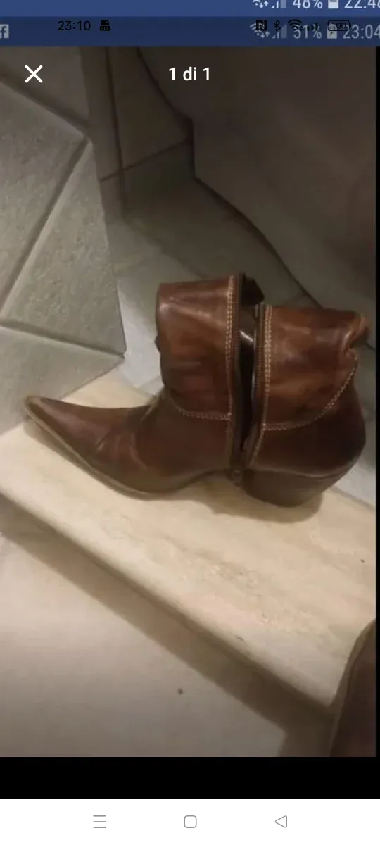Stivale marrone numero 38