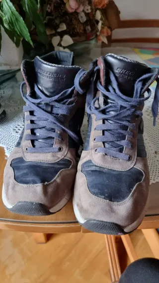 Botas Skechers Talla 44 Azul/Marrón