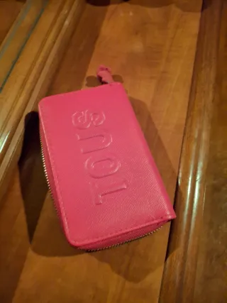 Cartera Tous Rosa con Cremallera