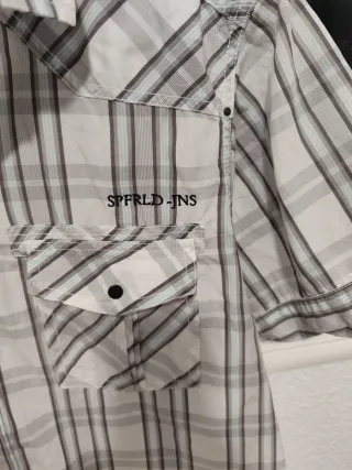 Camisa de cuadros UP Talla L