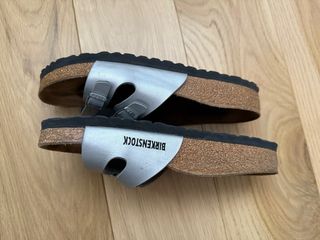 Sandalias Birkenstock Mujer Talla 38 Plata