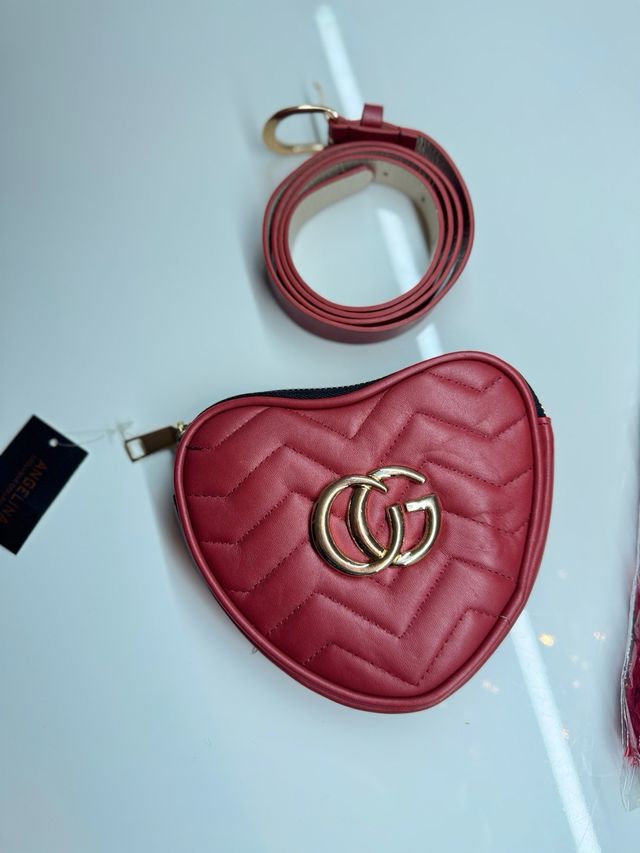 Conjunto Invierno Angelina Corazón Borgoña