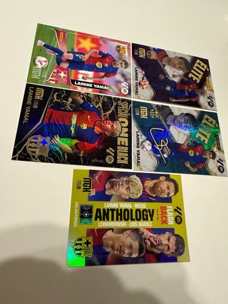 Lote cromos Lamine Yamal Megacracks 25/26