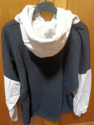 Sudadera Nike Vintage Negra y Blanca