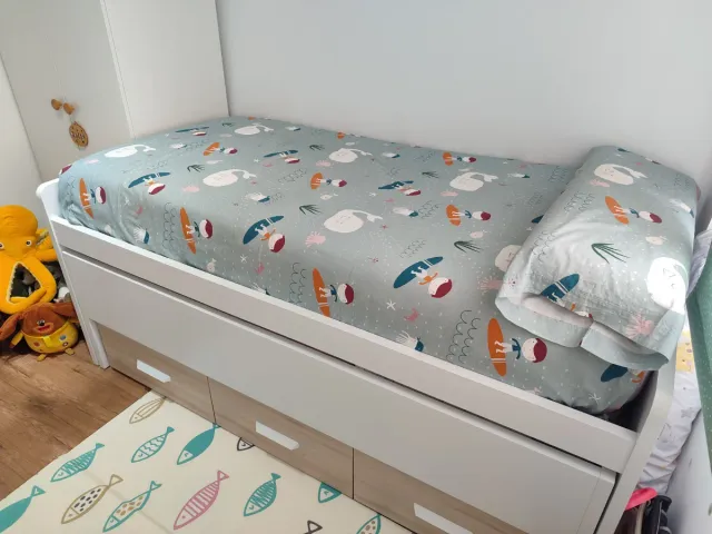 CAMA COMPACTA ALTA CALIDAD NUEVA ESTRENAR 2 CAMAS