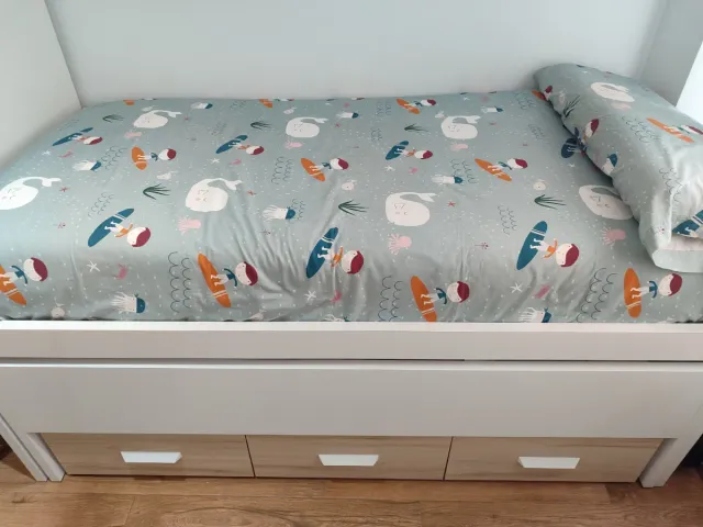 CAMA COMPACTA ALTA CALIDAD NUEVA ESTRENAR 2 CAMAS
