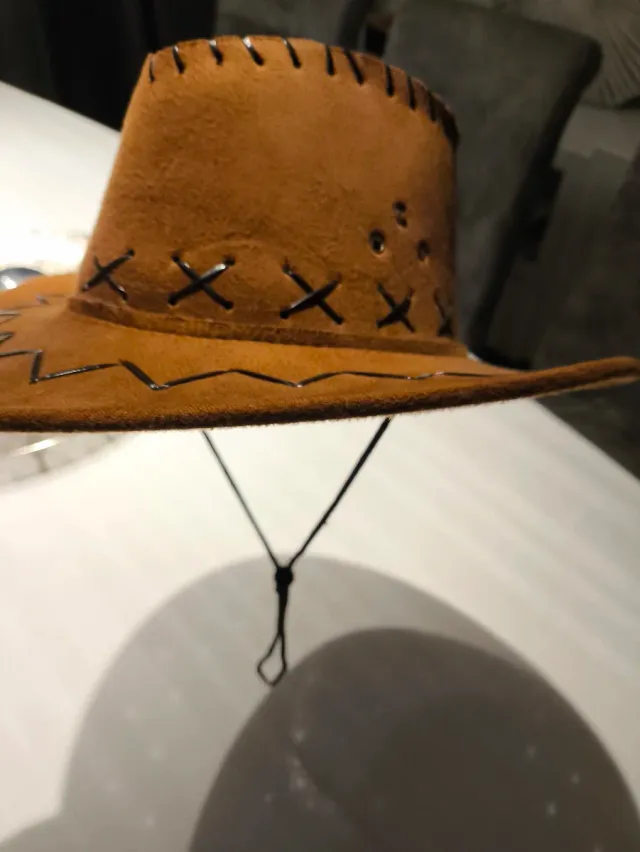 Sombrero vaquero infantil marrón