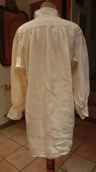 Camisa antigua hombre lino.