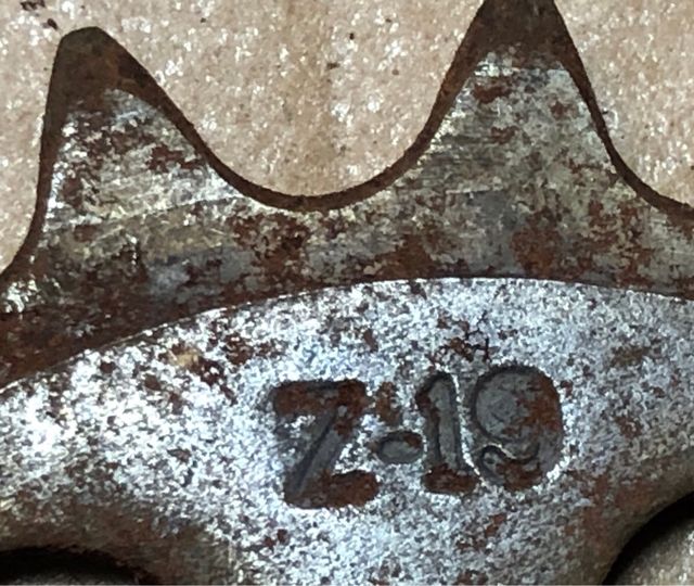 Piñón ataque Derbi Variant Z19