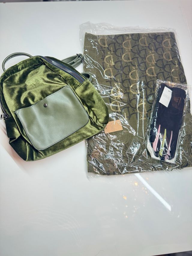 Set invierno verde oliva