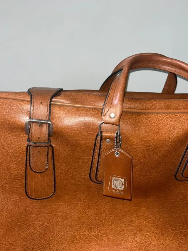Maleta Vintage Cuero Marrón