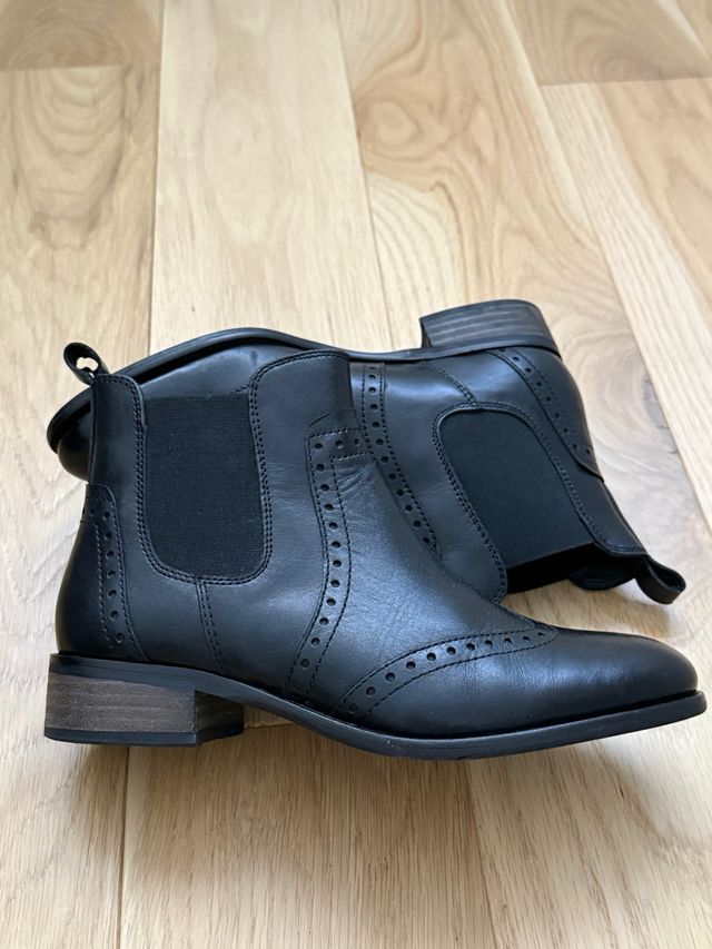Botines de piel Chelsea Talla 38