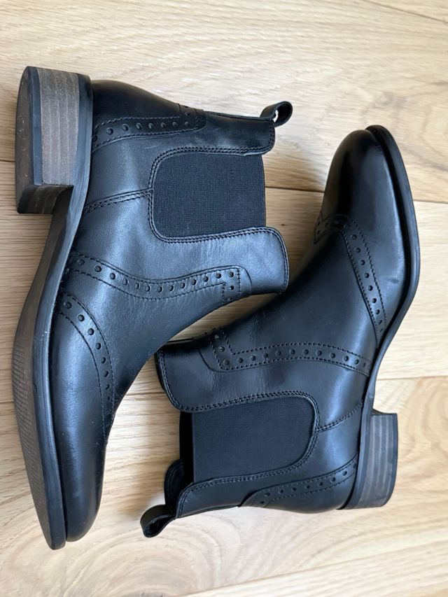 Botines de piel Chelsea Talla 38