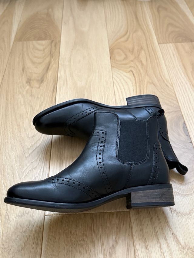 Botines de piel Chelsea Talla 38