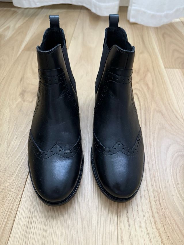 Botines de piel Chelsea Talla 38