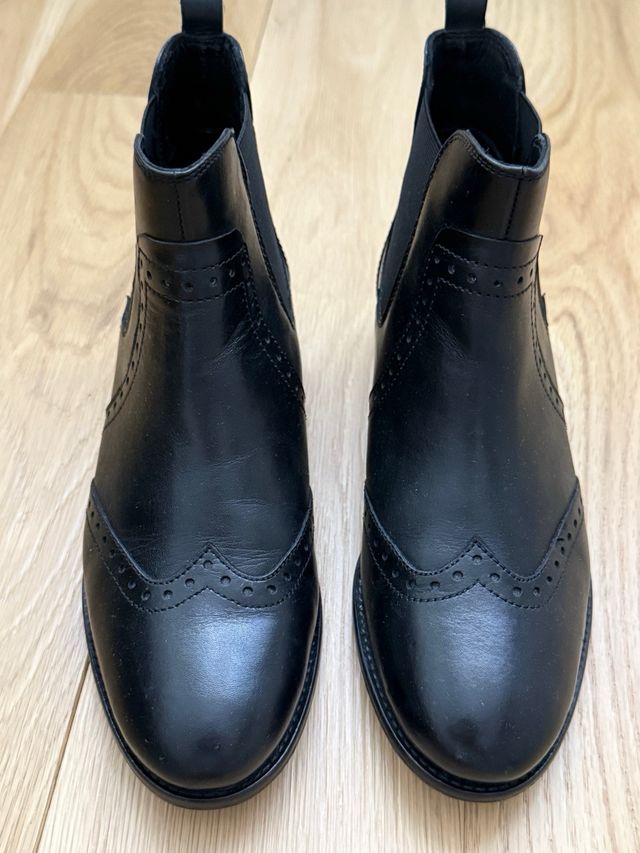 Botines de piel Chelsea Talla 38