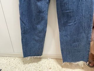 Pantalón vaquero ancho azul