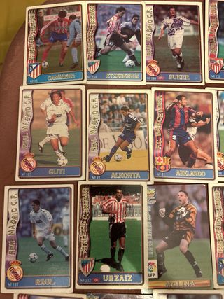 Lote de cromos de fútbol