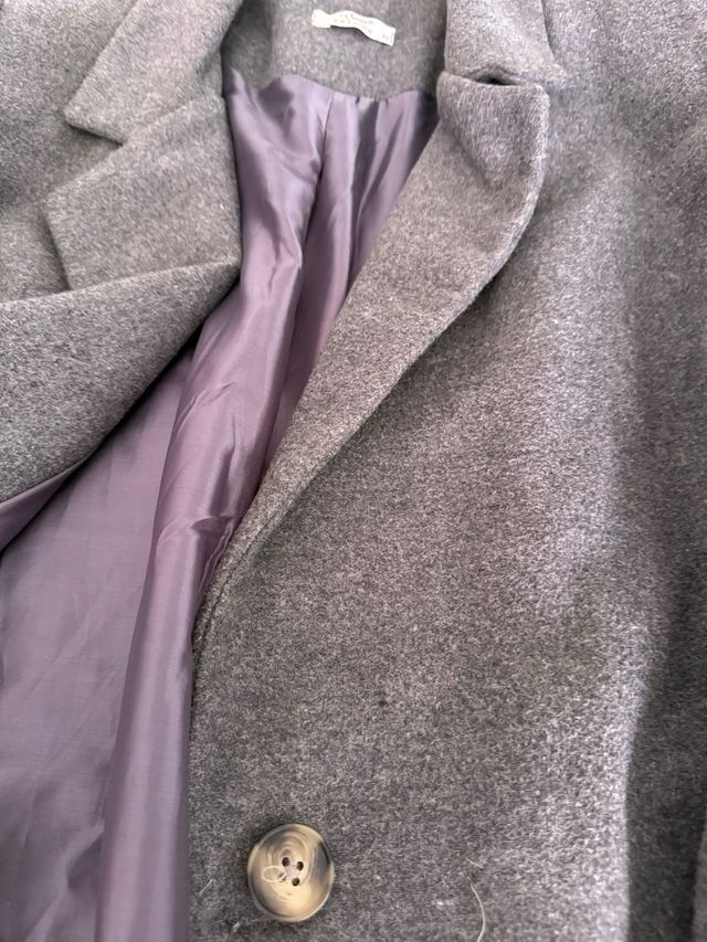 Abrigo largo gris