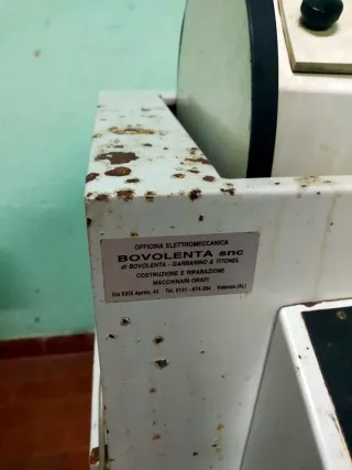 Buratto rotativo a sfere oreficeria