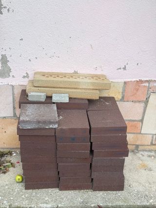 Lote ladrillos refractarios alta densidad (60 uds)