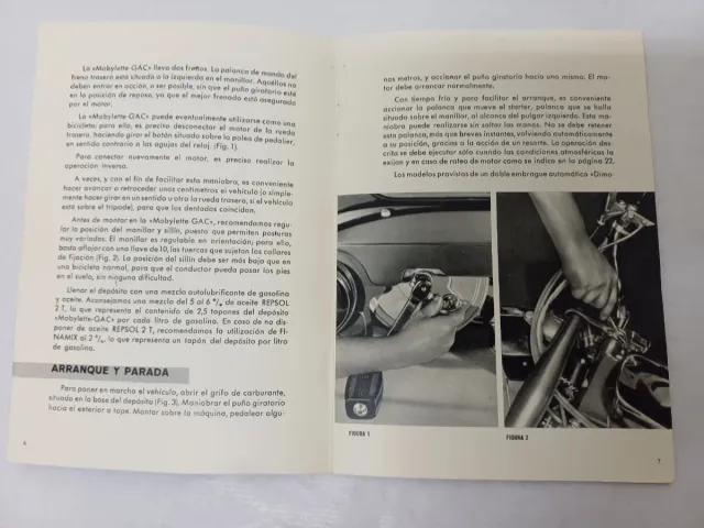 Manual Mobylette, Mobilete. Ciclomotor Garate Anit