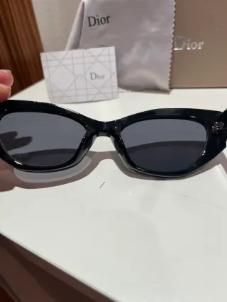 Occhiali da sole Dior neri e oro