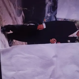 Traje de novio negro