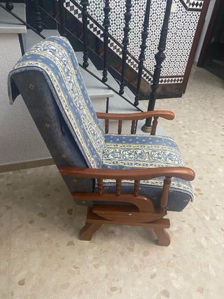 Butaca tapizada estilo clásico