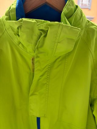Giacca da sci verde fluo
