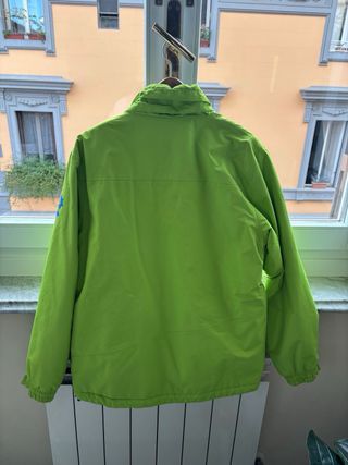 Giacca da sci verde fluo