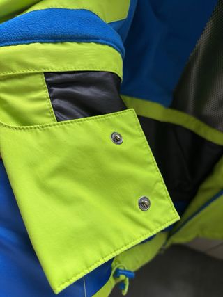 Giacca da sci verde fluo