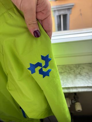 Giacca da sci verde fluo