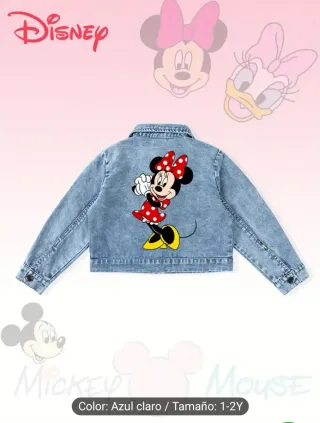Cazadora vaquera niña Disney T: 1-2Y