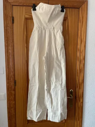 Mono Lança Perfume Beige Talla S Nuevo con etiquet