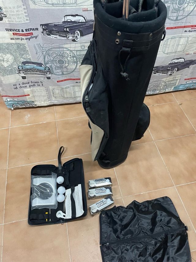 Bolsa de golf y accesorios
