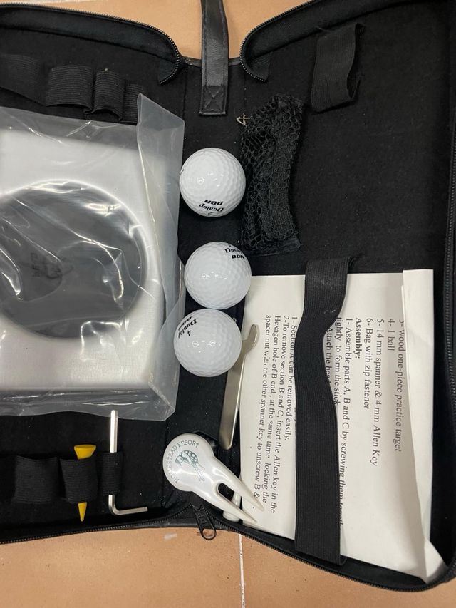 Bolsa de golf y accesorios