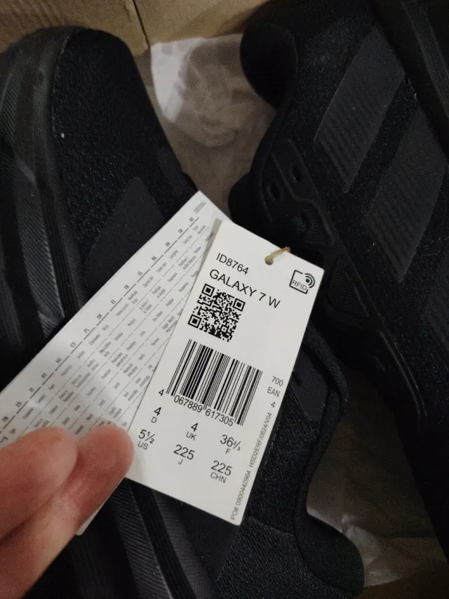 Zapatillas Adidas Galaxy 7 unisex Negras