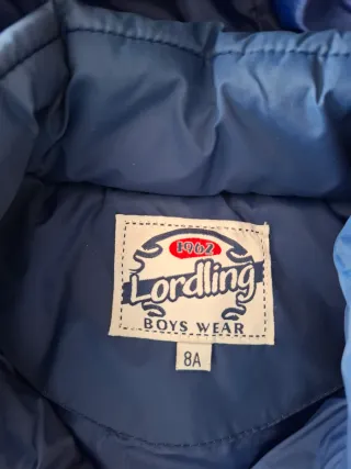 Colete infantil azul 7-8 anos