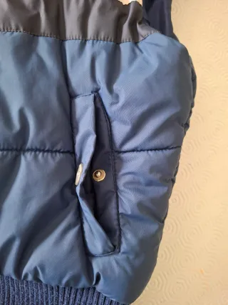 Colete infantil azul 7-8 anos