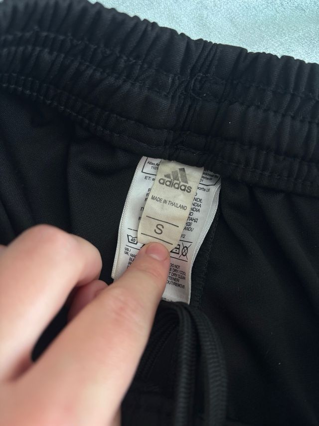 Pantalón Adidas Real Madrid Negro Blanco